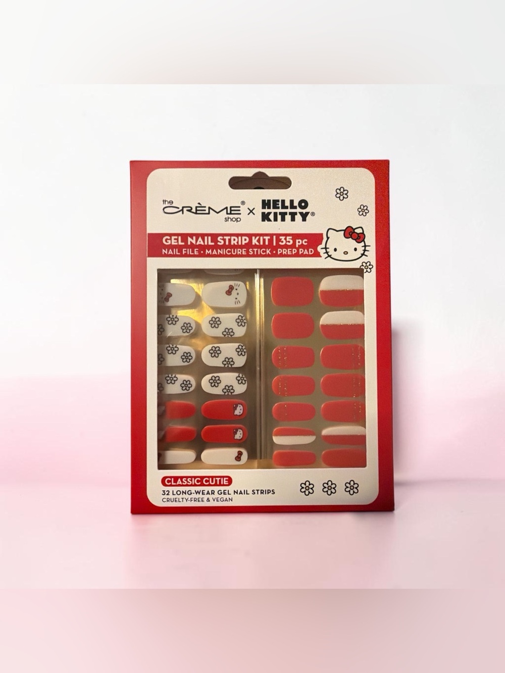 The Crème Shop x Hello Kitty  Gel Nail Strip Kit